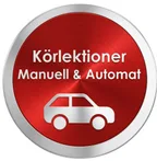 Illustration av bil med manuell och automatisk växellåda