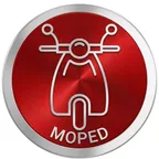 Illustration av en moped